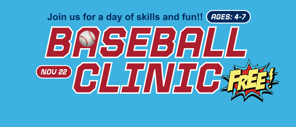 Free Baseball Clinic for Ages 4-7