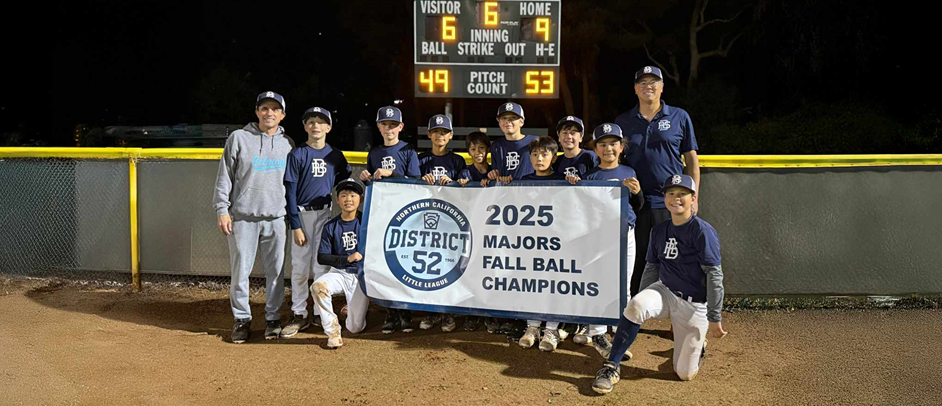 2025 D52 MAJORS FALL BALL CHAMPIONS - BRSLL