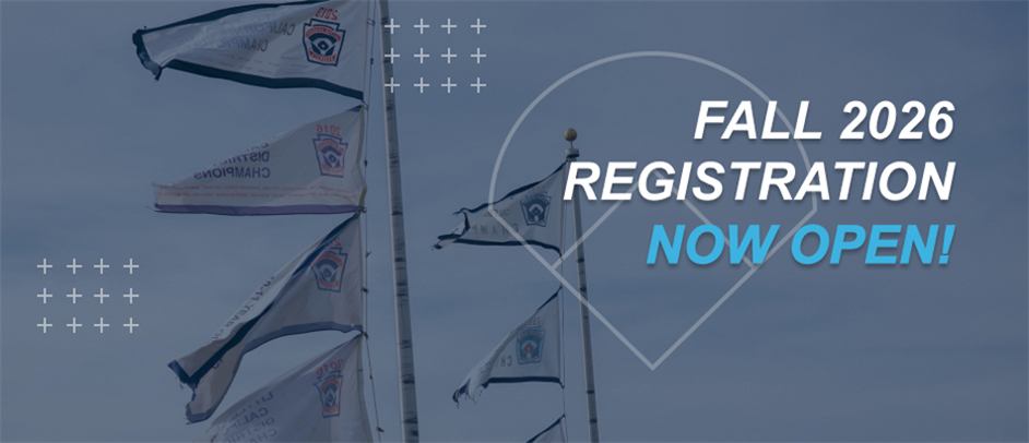 FALL 2026 REGISTRATION NOW OPEN